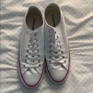 Men’s White Low Top Converse